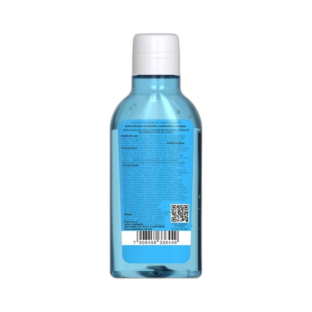 Óleo Capilar Salon Line Definição Natural 50ml em fundo branco.
